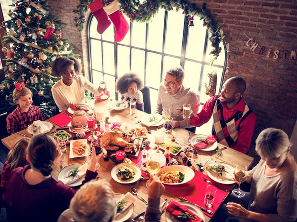 xmas table