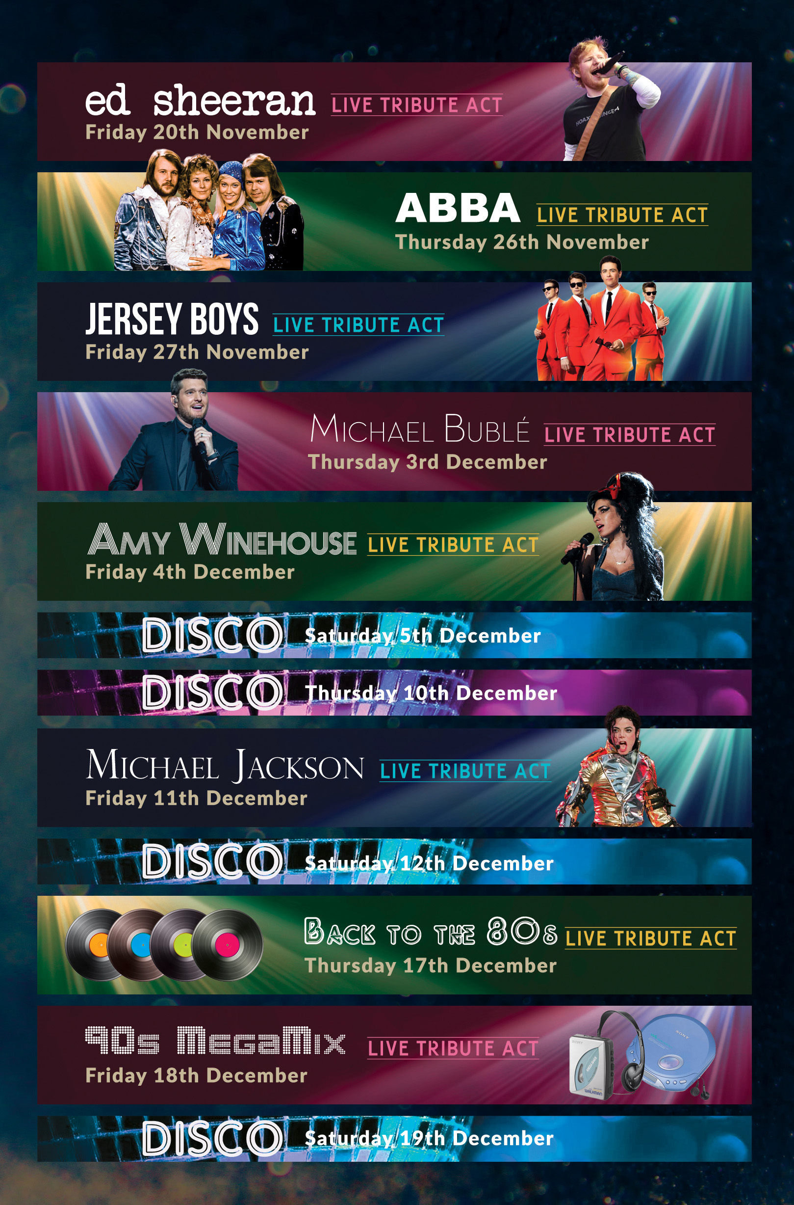 BC tribute acts